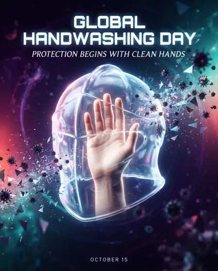 global handwashing day 2026 professional event poster - Global Handwashing Day 2026
