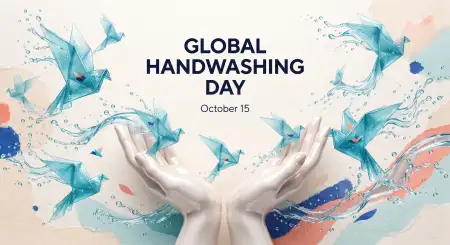 global handwashing day 2026 realistic hands washing with soap - Global Handwashing Day 2026