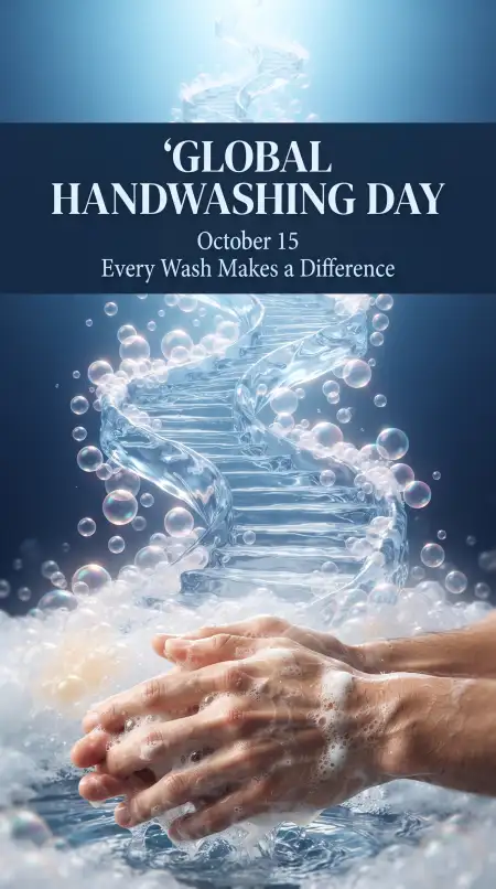 global handwashing day 2026 seven steps of handwashing poster - Global Handwashing Day 2026