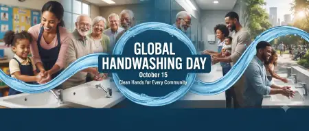 global handwashing day 2026 website banner design - Global Handwashing Day 2026