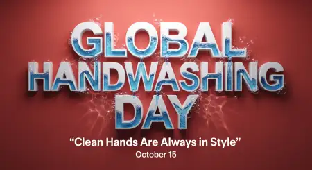 global handwashing day inspirational hygiene quote social post
