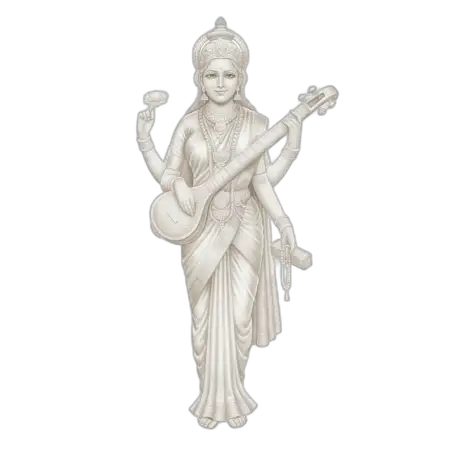 Goddess Saraswati Png Printable - Free Png Download