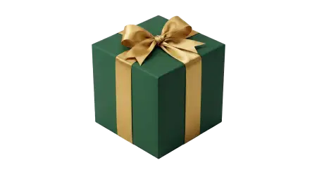 Golden Gift Box Png Metallic - Free Gift Boxes Png Download