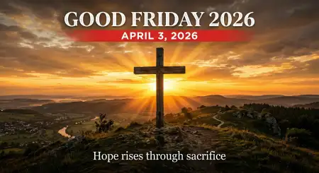 Free Good Friday 2026 Cross Symbol Png Hd Image Download