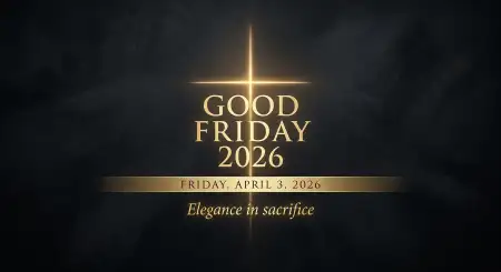 Free Good Friday Typography Black Png Image Download