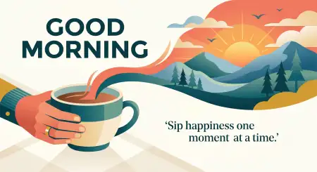 Good Morning Blessings With Tea Cup - Free Good Morning Blessings Download