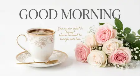 Good Morning Coffee And Flowers Background - Free Good Morning Flowers And Coffee Download