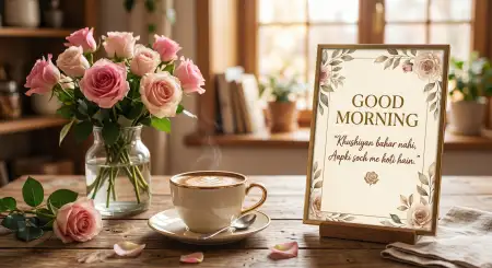 Good Morning Flowers And Coffee Desktop Wallpaper - Free Good Morning Flowers And Coffee Download