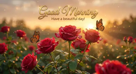 Free Good Morning Love Messages With Flowers Image Download