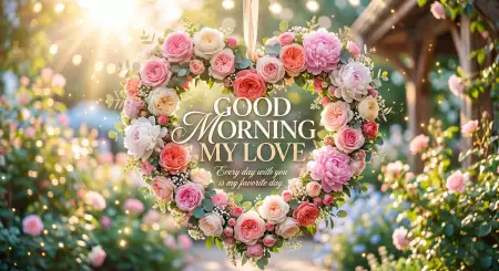 Free Good Morning My Love Messages For Instagram Stories Image Download