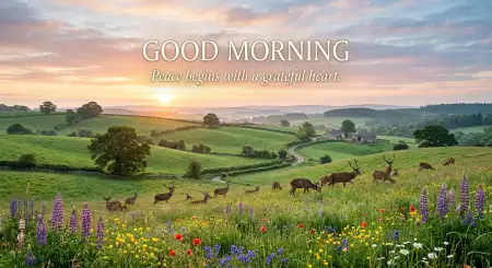 Good Morning Nature Greeting Card - Free Good Morning Nature Download