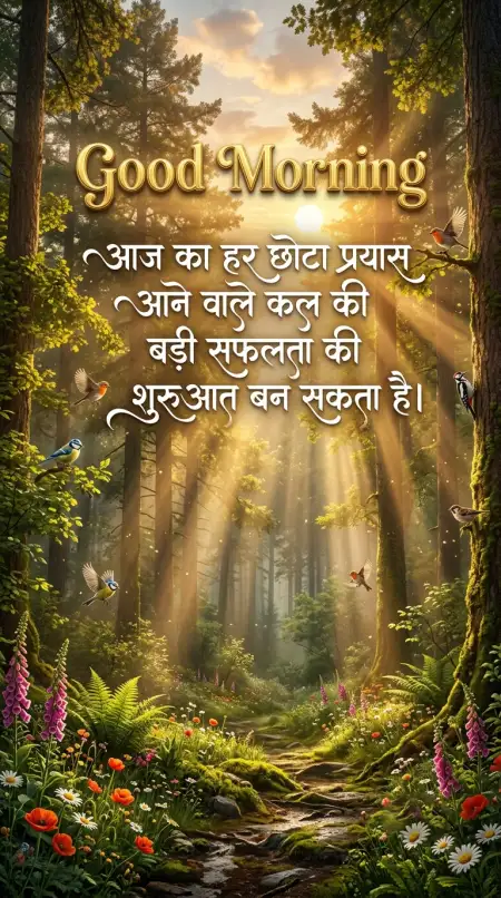 Good Morning Quote Wallpaper Hindi - Free Good Morning Motivational Quotes Hindi Download