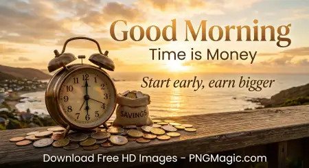 Good Morning Quotes For Passive Income Success Mindset - Free Good Morning Investment Quotes Download