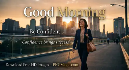 Good Morning Quotes For Success And Confidence - Free Good Morning Motivation For Success Download