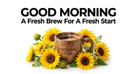 Good Morning Sunflower And Coffee Pictures - Free Good Morning Flowers And Coffee Download