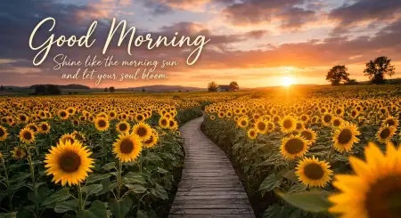 Good Morning Sunflower Wallpaper - Free Good Morning With Flowers Download