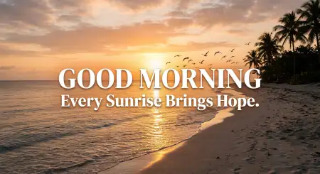 Good Morning Sunrise Beach Images - Free Good Morning Sunrise Download