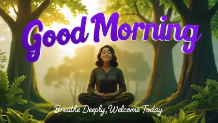Good Morning Wishes With Peaceful Background - Free Background Download