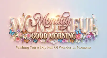 good morning wonderful monday - Monday Good Morning