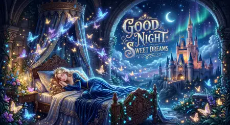 Free Good Night Sweet Dreams Fantasy Art Image Download