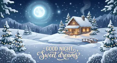 Free Good Night Sweet Dreams For Family Image Download