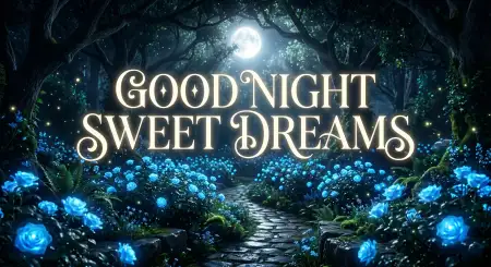 Free Good Night Sweet Dreams Glowing Heart Wallpaper Image Download
