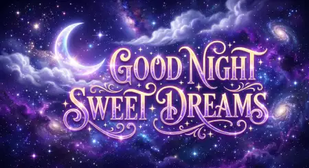 Free Good Night Sweet Dreams Stars Wallpaper Image Download