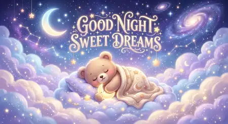 Free Good Night Sweet Dreams Teddy Bear Images Image Download