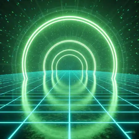 Gradient Green And Black Youtube Thumbnail Background - Free Black Green Background Download