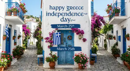 Greece Independence Day Poster Ideas - Free Happy Greece Independence Day 2026 Download