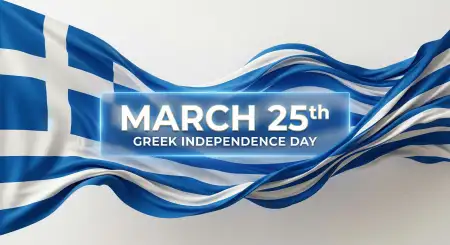 Greece Independence Day Transparent Png - Free Happy Greece Independence Day 2026 Download