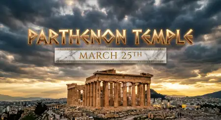 Greece National Holiday March 25 - Free Happy Greece Independence Day 2026 Download