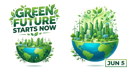Free Green Earth Vector Png Transparent PNG Download