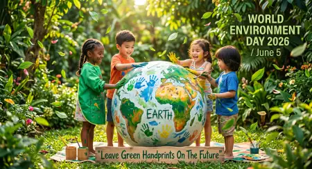 Green Environment Poster Making Ideas For Kids - Free World Environment Day Kids Artwork 2026 Download