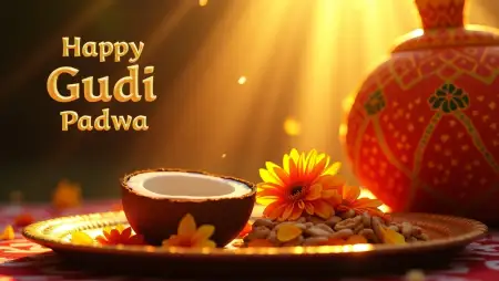 Gudi Padwa Festival Essay In English - Free Related Happy Gudi Padwa Image