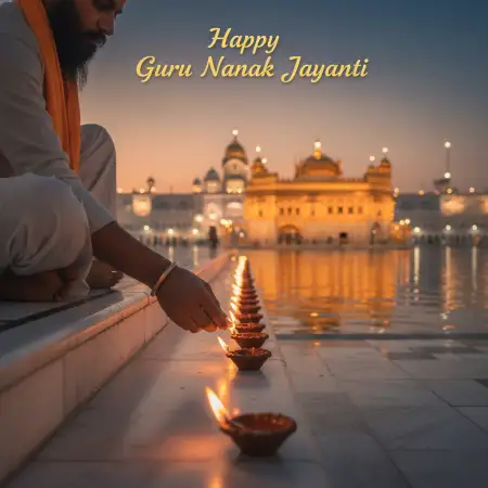Guru Nanak Dev Ji Jayanti 2025 Poster Design Background - Free Happy Guru Nanak Jayanti 2025 Download