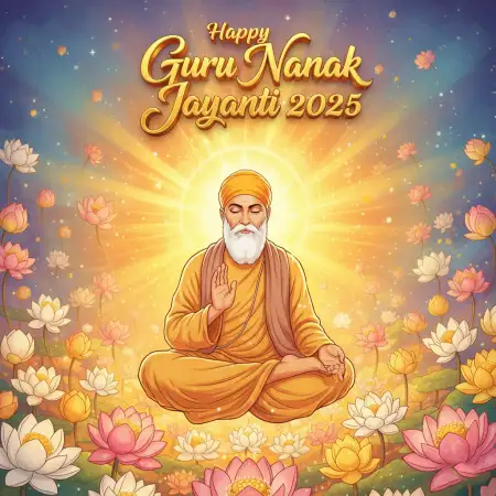Guru Nanak Jayanti 2025 3d Text Png Design - Free Happy Guru Nanak Jayanti 2025 Download