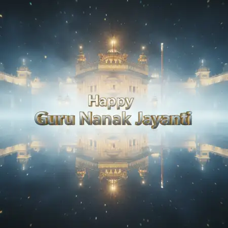 Guru Nanak Jayanti Digital Poster Background For Editing - Free Happy Guru Nanak Jayanti Download