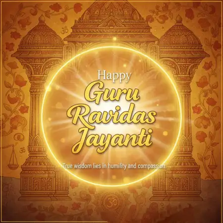 Guru Ravidas Jayanti Banner Background - Free Happy Guru Ravidas Jayanti Download