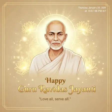 Guru Ravidas Jayanti Vector Illustration - Free Happy Guru Ravidas Jayanti Download