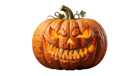 halloween 2026 scary pumpkin face png