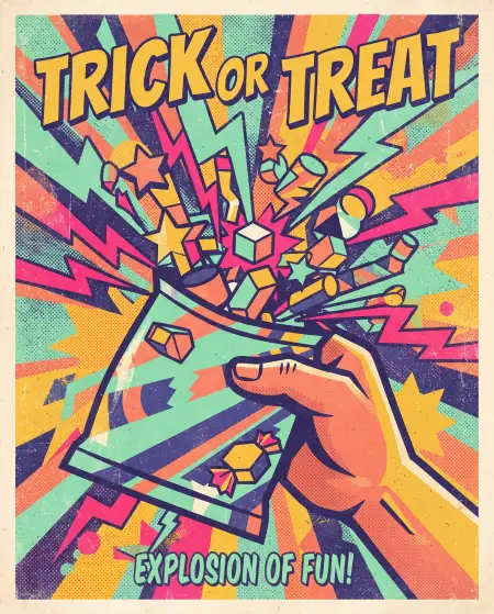 halloween 2026 trick or treat poster