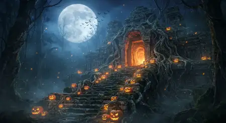halloween facebook post background 2026 - Halloween Background 2026