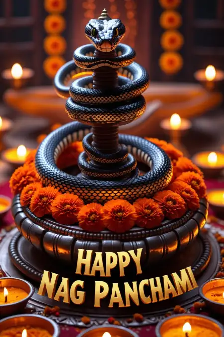 Hand-drawn Nag Panchami Illustration Download - Free Happy Nag Panchami Download