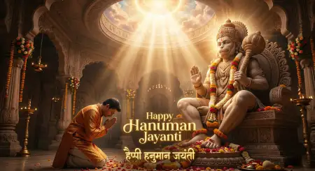 Hanuman Jayanti Wishes Messages For Close Friends - Free Hanuman Jayanti Wishes Download