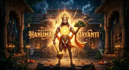 Hanuman Jayanti Wishes Messages For Evening Prayers - Free Hanuman Jayanti Wishes Download