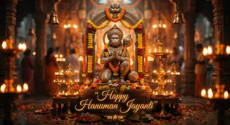 Hanuman Jayanti Wishes Messages For Strength And Confidence - Free Hanuman Jayanti Wishes Download