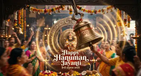 Hanuman Jayanti Wishes Messages For Temple Celebrations - Free Hanuman Jayanti Wishes Download