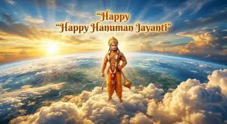 Hanuman Jayanti Wishes Messages With Positive Mindset - Free Hanuman Jayanti Wishes Download