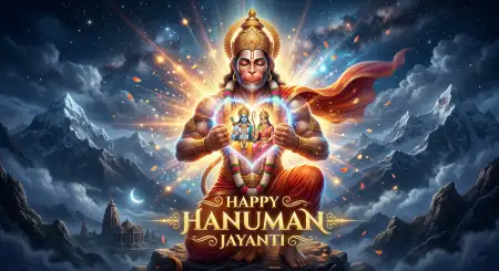 Hanuman Jayanti Wishes Messages With Spiritual Meaning - Free Hanuman Jayanti Wishes Download